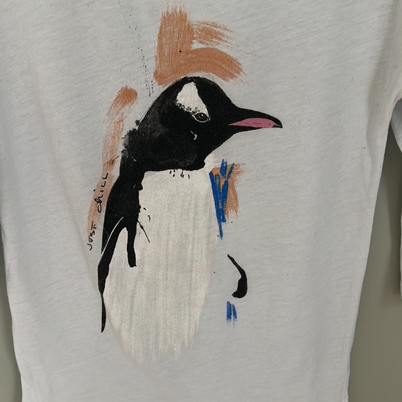 aerie Penguin Tee Shirt XS - Picture 3 of 5